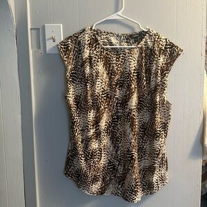 Express Cheetah Print Blouse